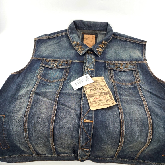 Parish Nation Other - Parish Nation Denim Vest. Size 6XL.